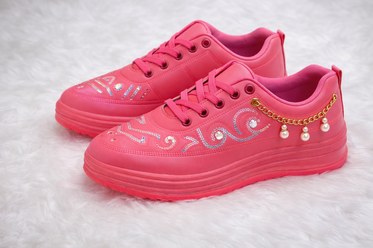 Ladies Snakers Pink