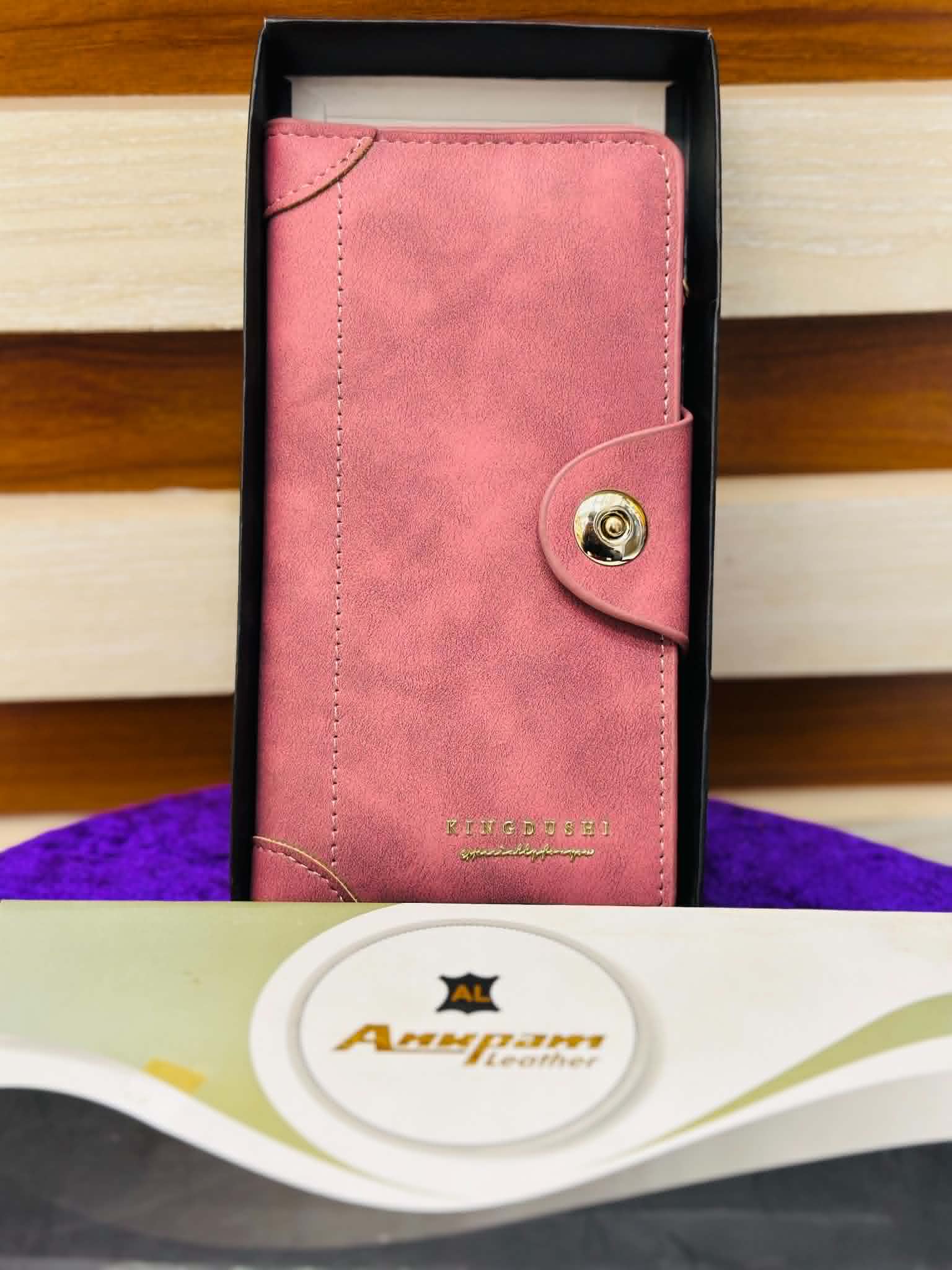 ANUPAM LEATHER LONG  WALLET