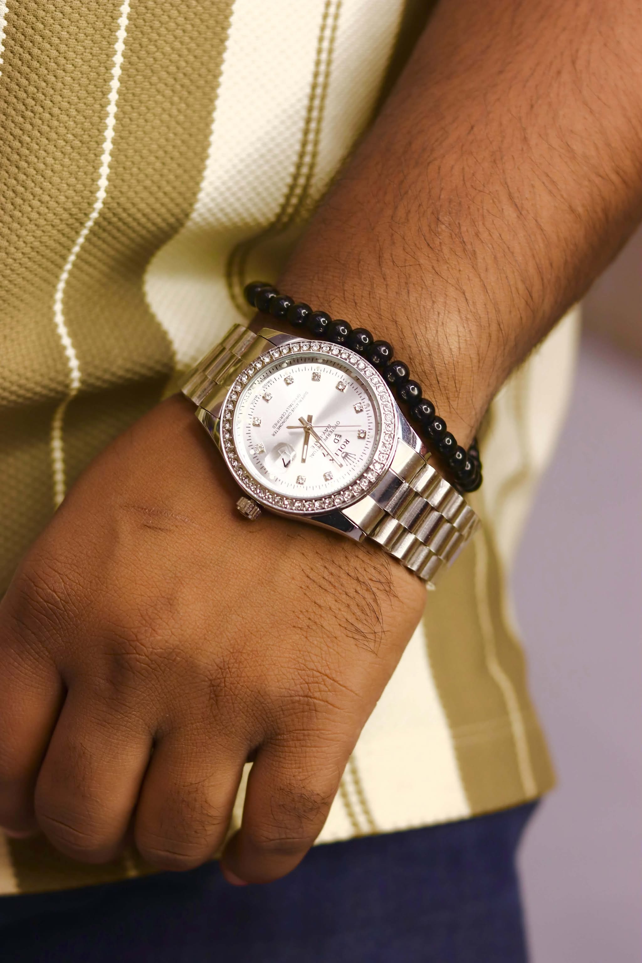 ROLEX MAN STONE WTACH